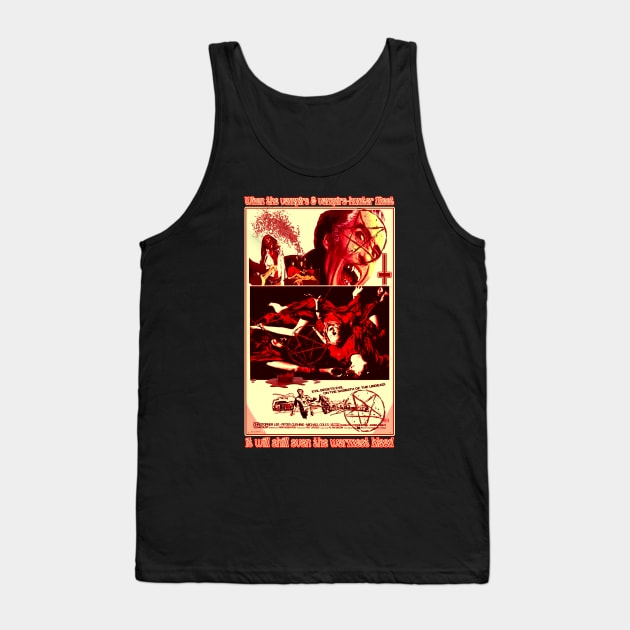 When The Vampire & Vampire Hunter Meet Tank Top by The Dark Vestiary